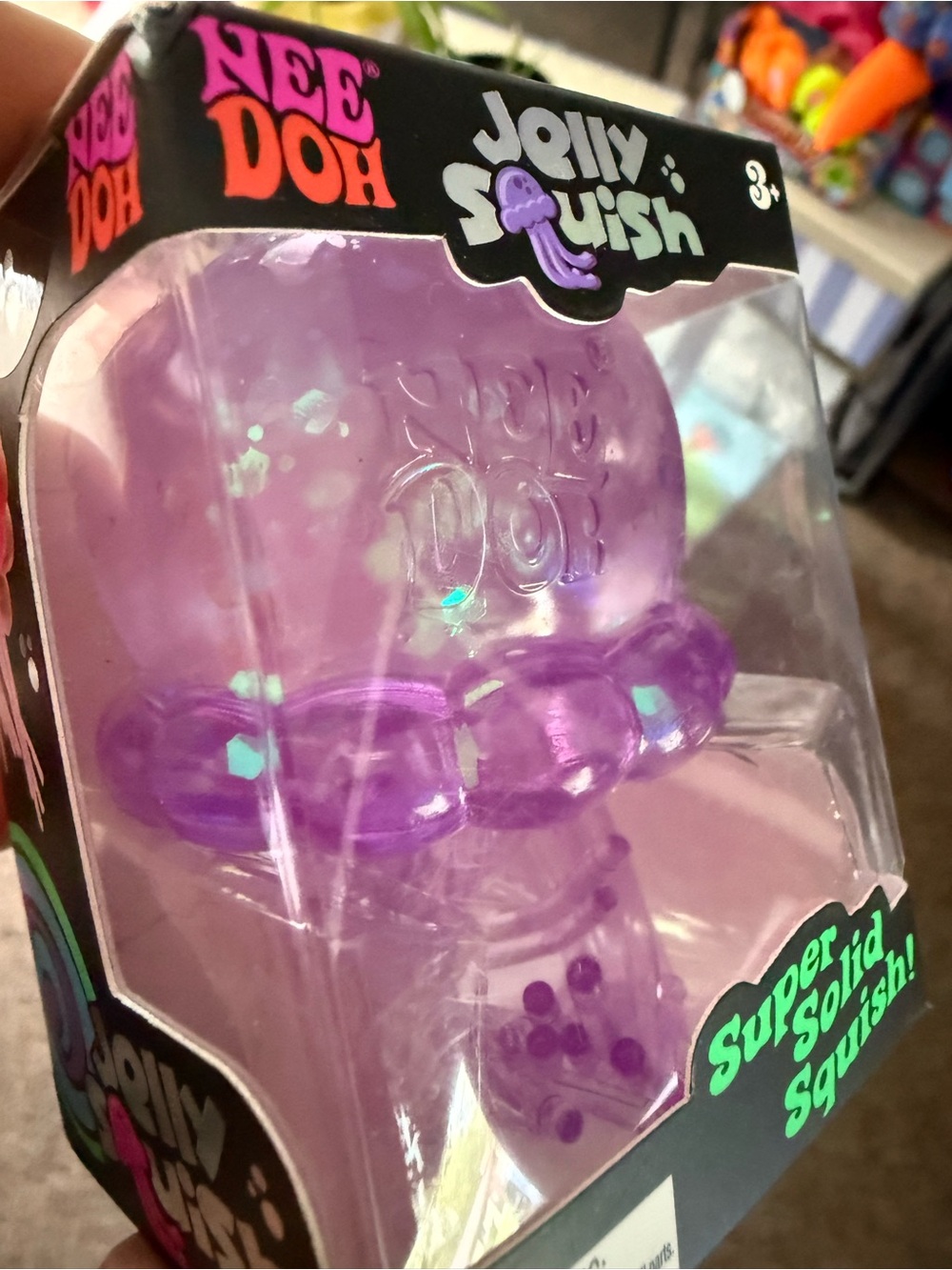Schylling- Needoh- AUTHENTIC- Jelly Squish-Purple- LAST ONE - Picture 6 of 6